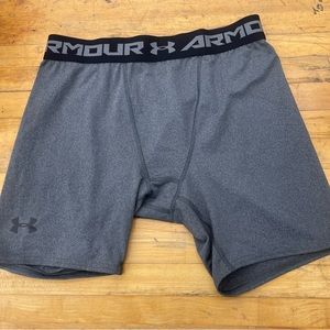 Under Armour men’s compression shorts Heather Gray Size extra large XL